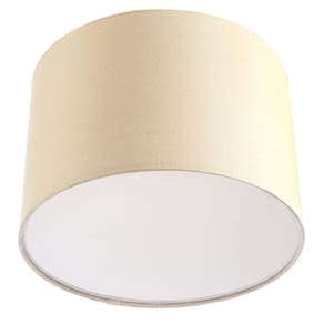 Lustre Plafon Cupula Dome 30x20cm Magnífico Bege