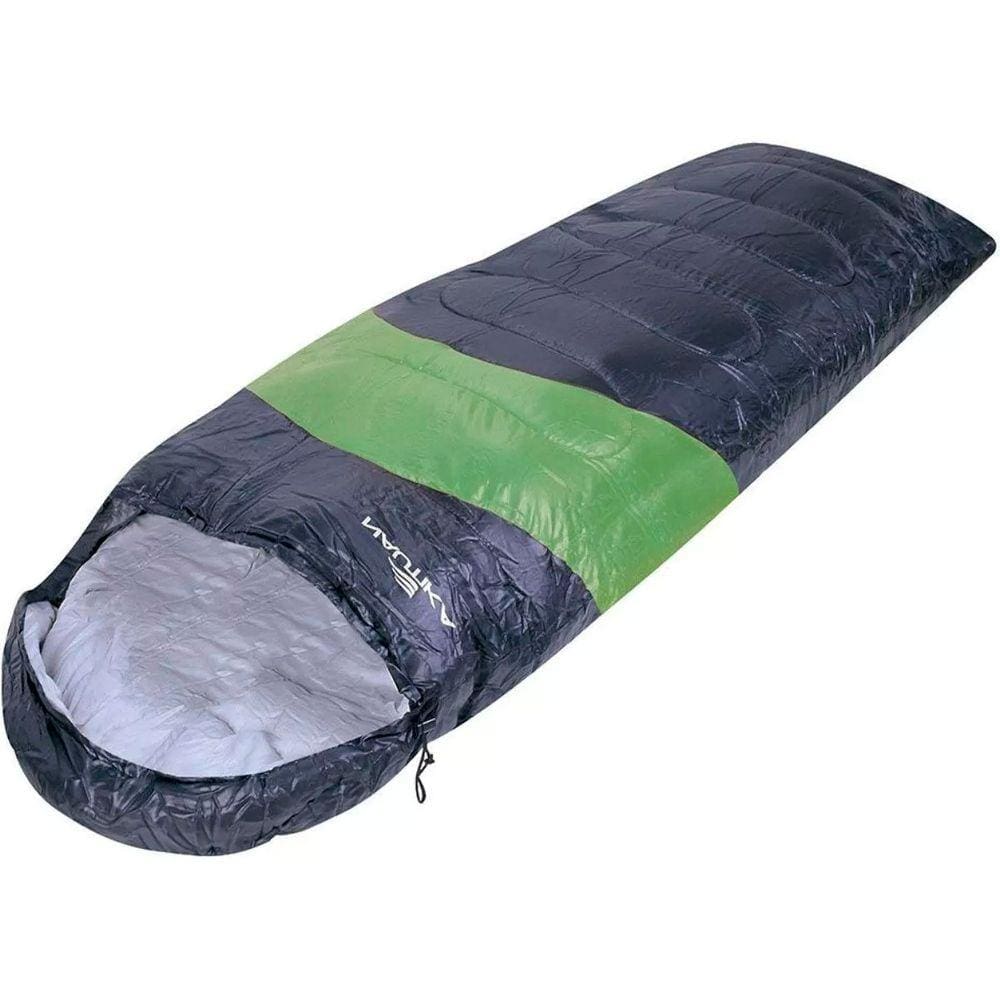 Saco De Dormir Viper Preto E Verde Nautika
