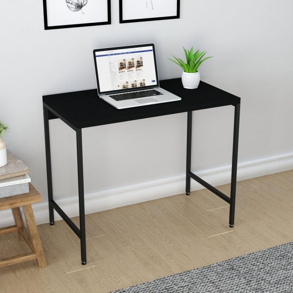 Escrivaninha Industrial 90cm Active Yescasa Preto Onix