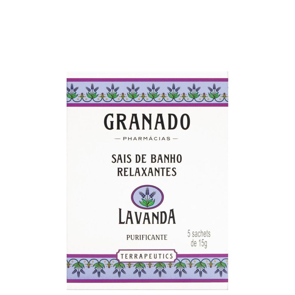 Granado Terrapeutics Lavanda - Sais de Banho 5x15g