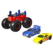 Conjunto Pista E Acessórios - Hot Wheels - Monster Trucks - Desafio Corrida  Esmagadora - Mattel