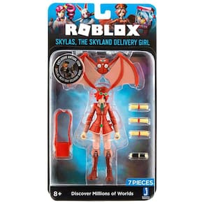 Boneco Articulado Skylas, The Skyland Delivery Girl + Codigo Virtual - Roblox - 2222 SUNNY BRINQUEDOS