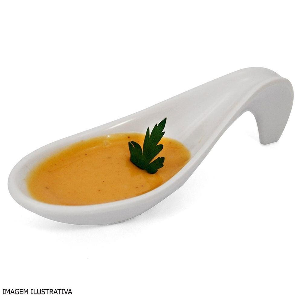 Colher Finger Food Melamina 13x5 cm Gourmet Mix