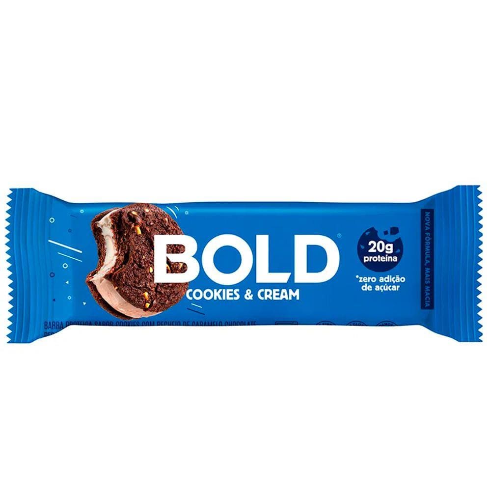 Barra de Proteína Bold Cookies & Cream 60g