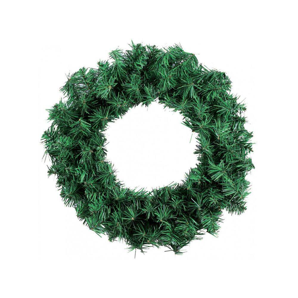 Guirlanda Festão Aramado Verde Largo Gigante 80cm 250 Galhos - Magizi
