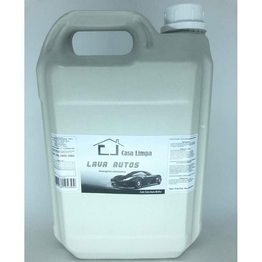 Lava Autos Com Cera Auto Brilho Galao 5L Climpa