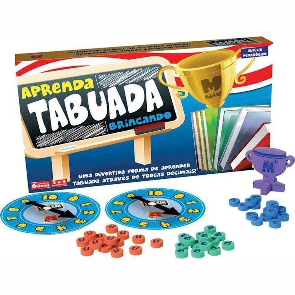 Comprar Jogo Tabuada Divertida Com 160 Peças Tóia