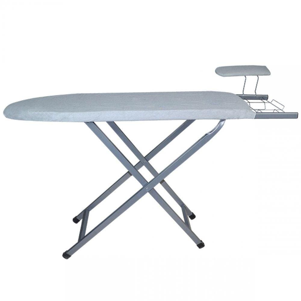 Mesa De Passar Roupa Superlar C/ Passa Mangas Prata - Utilaço