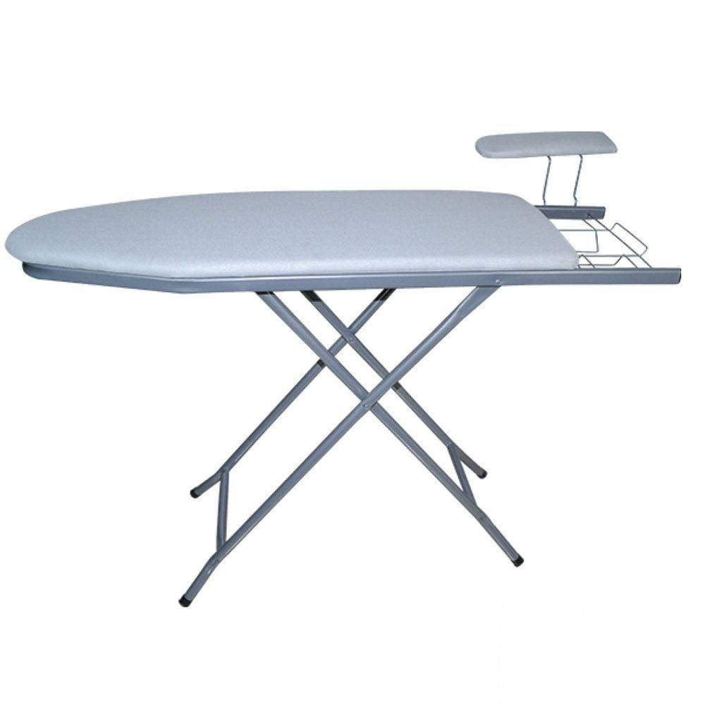 Mesa De Passar Extra Forte C/ Passa Mangas Prata - Utilaço