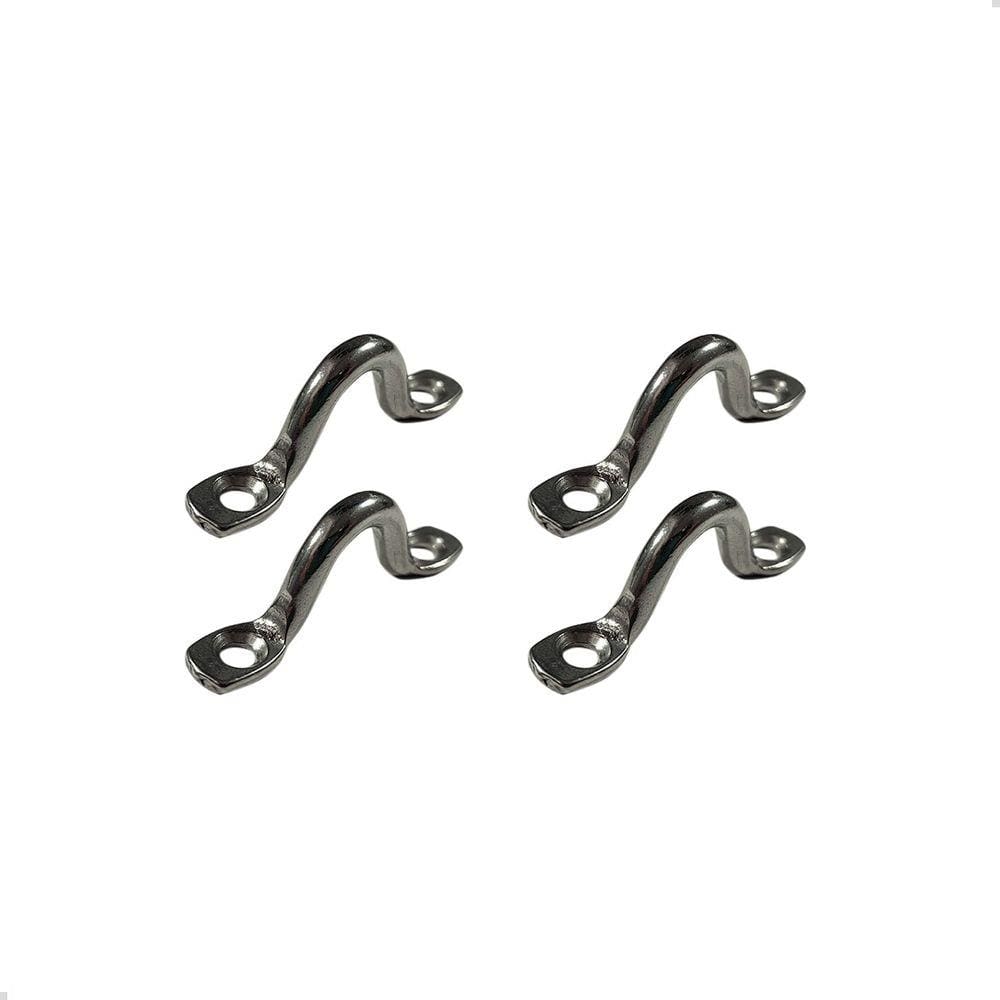 Alça Porta Defensa Inox 5mm Barco SeaRiver Kit C/4
