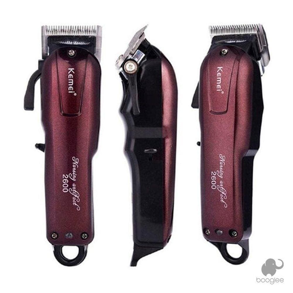 Máquina De Cortar Cabelo Profissional Kemei Km2600
