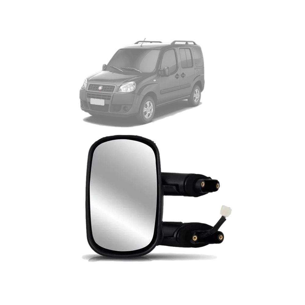 Retrovisor Fiat Doblo Eletrico texturizado 01/.. Esquerdo EB139