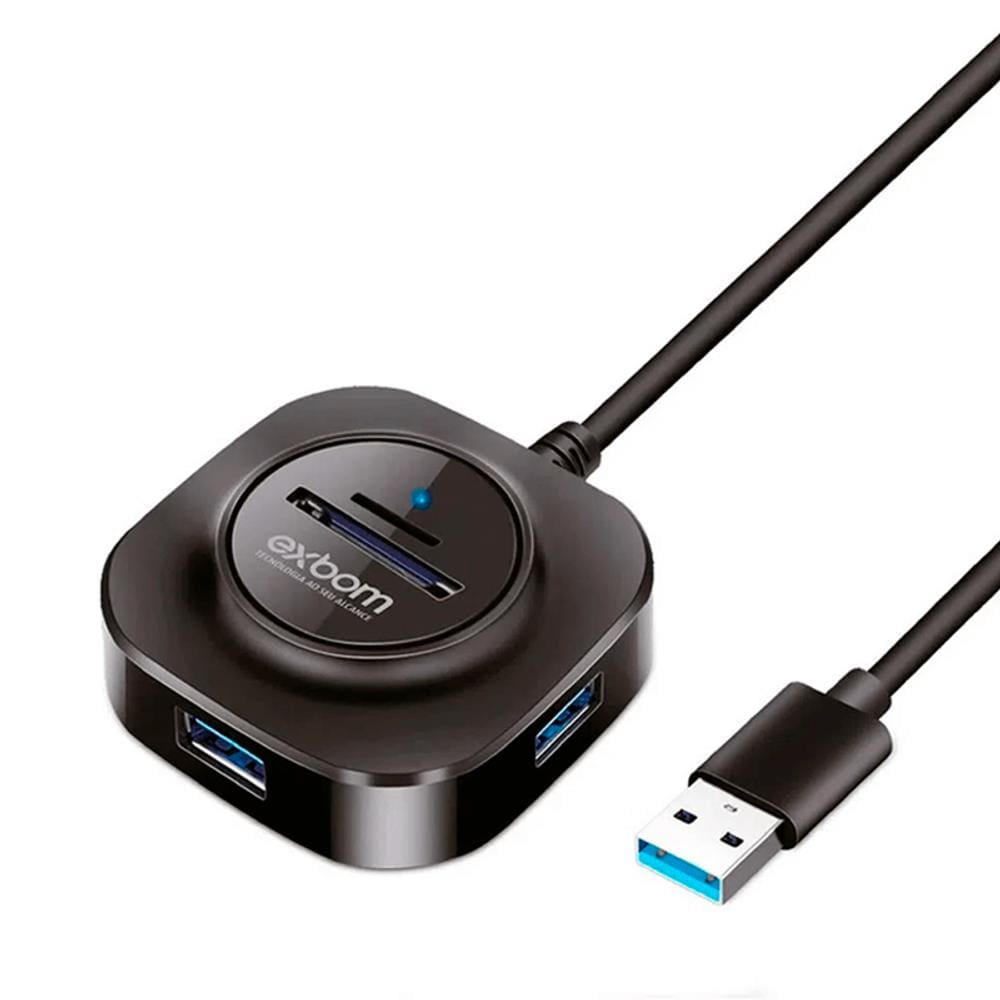 Leitor de Cartão Hub USB 3.0 Tipo SD Micro SD