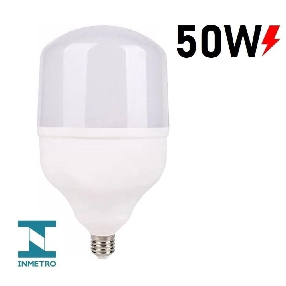 Lâmpada Led Bulbo 20w, 30w, 40w, 50w E27 Bivolt 6500K Branco Frio