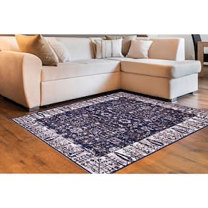 Tapete Sala Quarto Renaissance 2,00 X 2,50 Persia Azul-20