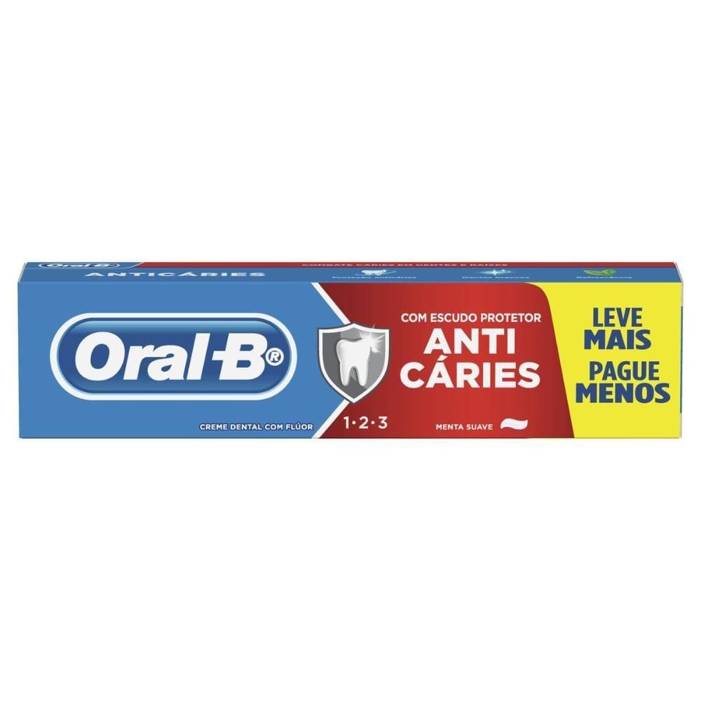 Creme Dental Oral-B 123 Anticáries 150g