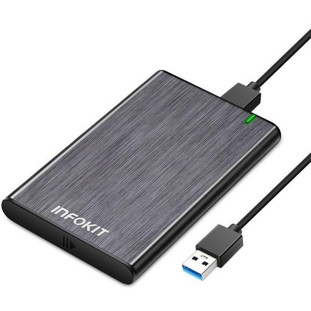 Case Hd Externo Usb 3.0 Notebook 2.5 Gaveta Slim Hd Sata