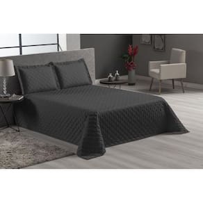 Jogo De Cama Preta 4 Peças Luxo Casal Padrão Veneza
