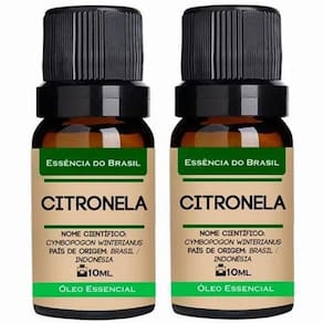 Kit 2 Óleos Essenciais - 2 Citronela 10Ml