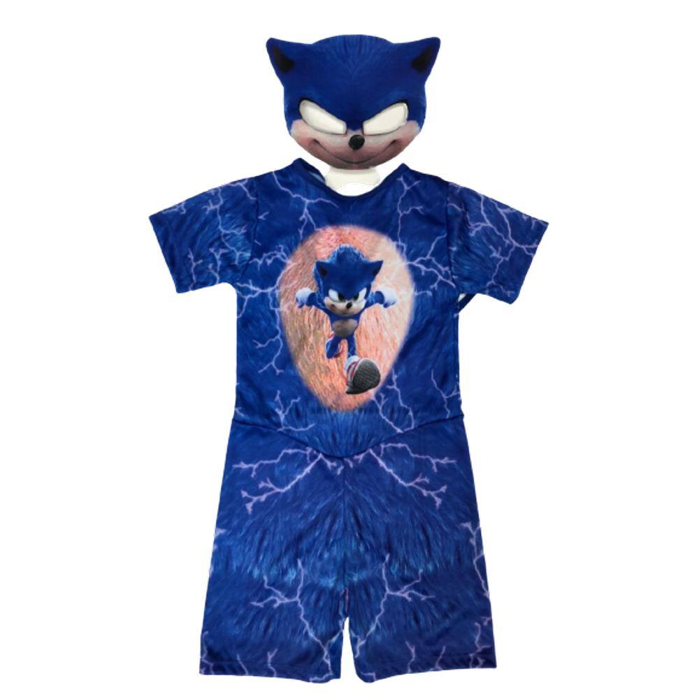 Fantasia Sonic - Dudika Moda Infantil