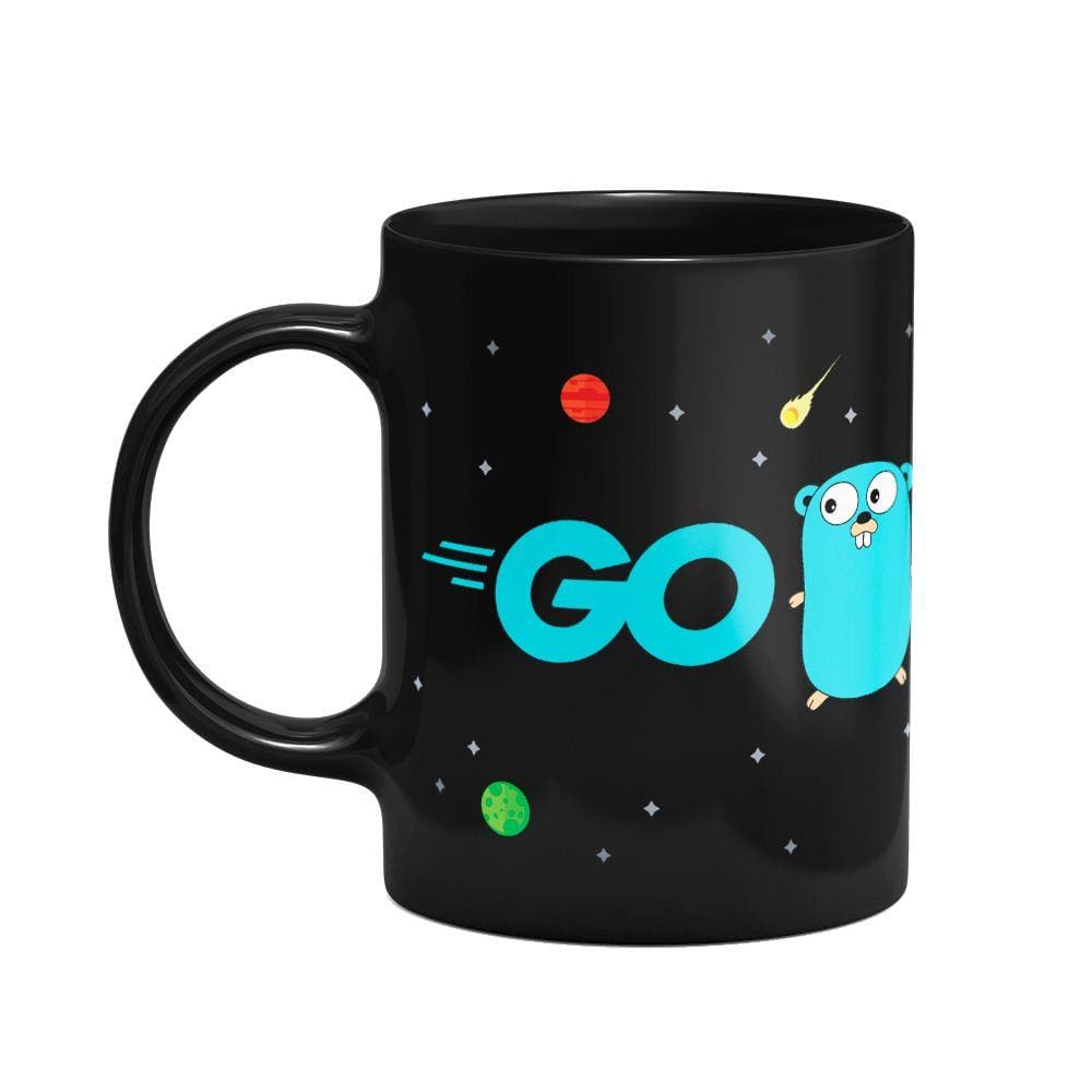 Caneca Dev Go Lang - Preta