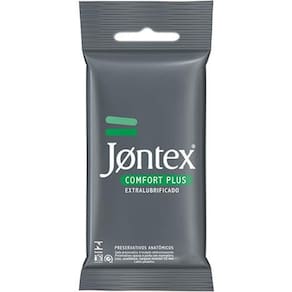 Preservativo Lubrificado Jontex Confort Plus - 6 Unidades