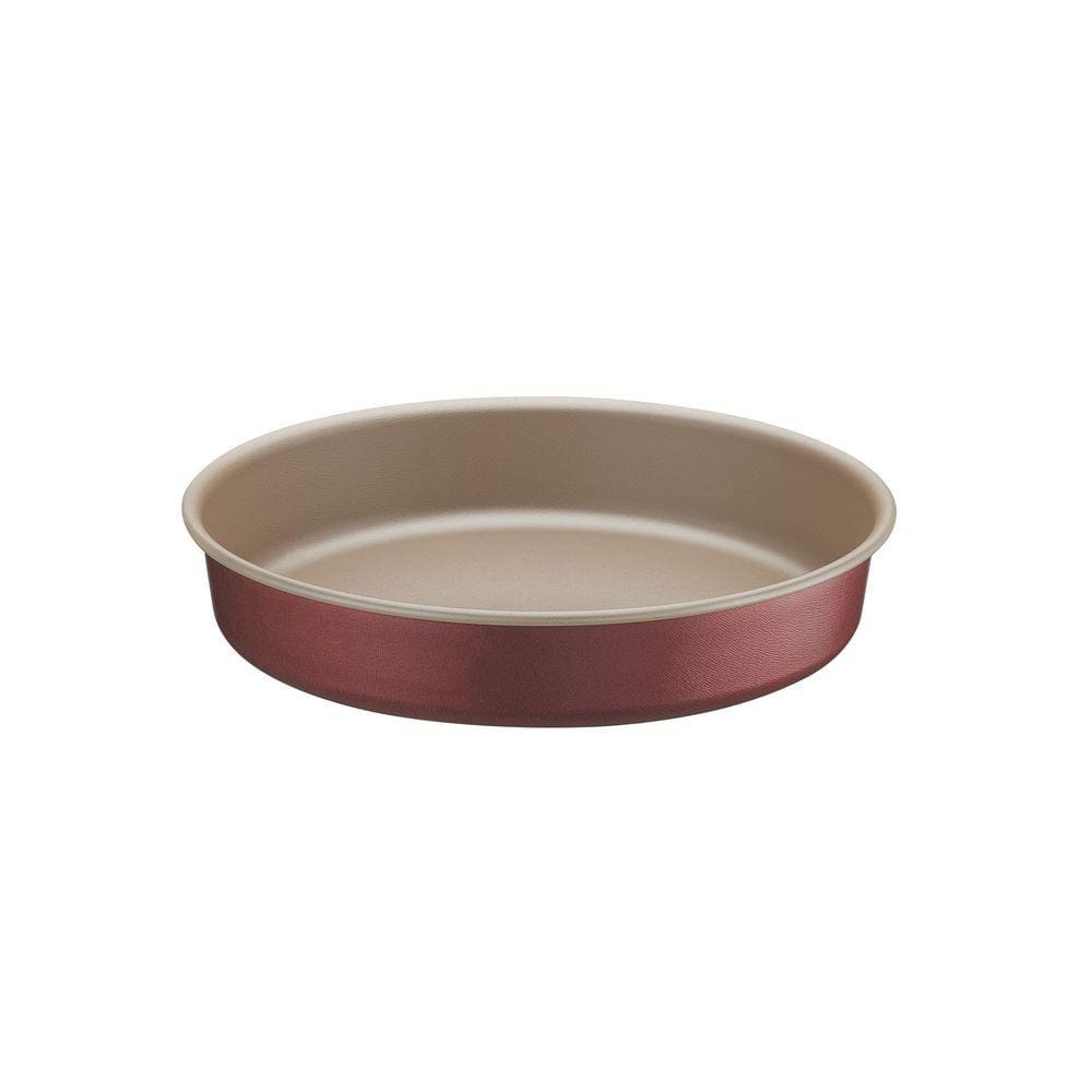 Assadeira Redonda Tramontina Alumínio com Revestimento Antiaderente Starflon T1 Vermelha 24 cm 2,1 L Tramontina