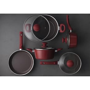 Jogo De Panelas 5 Peças Ceramic Optima 4,5Mm Indução Brinox