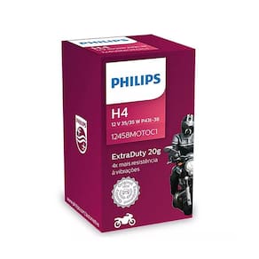 Lâmpada Halógena H4 35w Extra Duty Philips 3200k 12 V