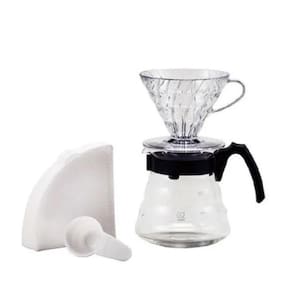 Cafeteira Hario V60 Manual Preta De Filtro Vcnd 02