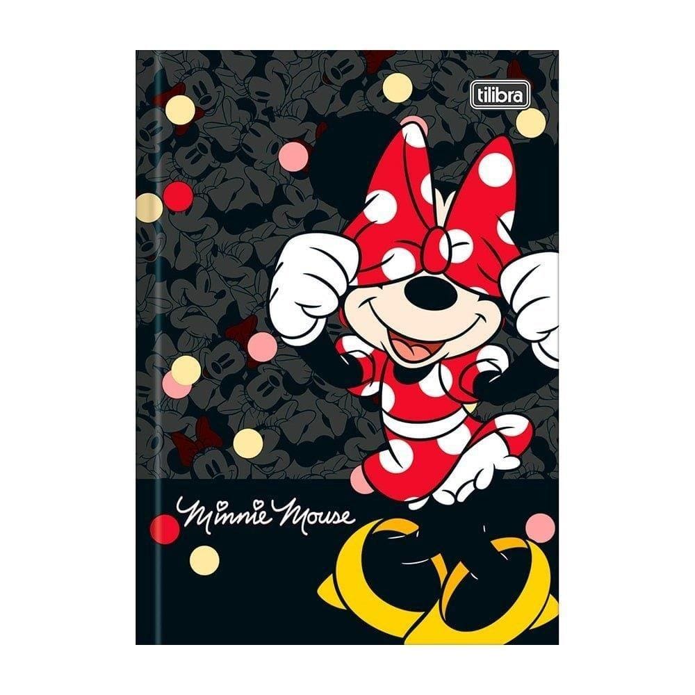 Caderno Costurado Tilibra ¼  Capa Dura Minnie 80 Folhas ¿ Embalagem com 5 Unidades