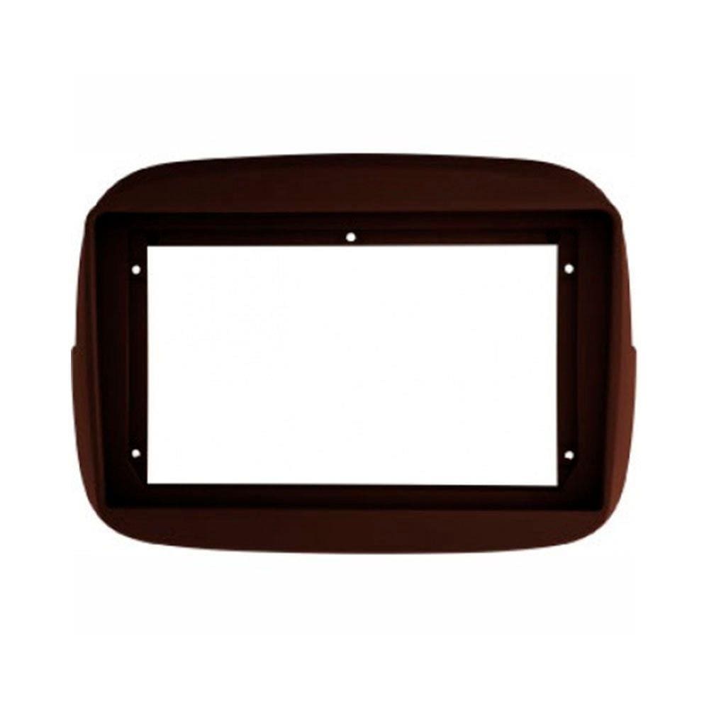 Moldura Painel Mulitmidia 9 Polegadas Fiat Mobi - Marron