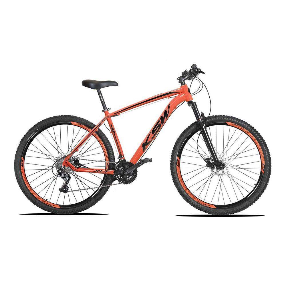Bicicleta Aro 29 KSW XLT 27v Hidráulico K7 e Trava