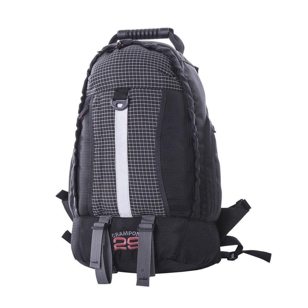 Mochila Trilhas & Rumos Crampon 29L - Quadriculado/Preto