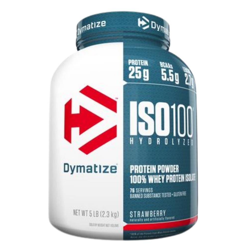 Iso 100 Whey Protein Isolado Hydrolyzed 2,3Kg (5Lbs) - Dymatize