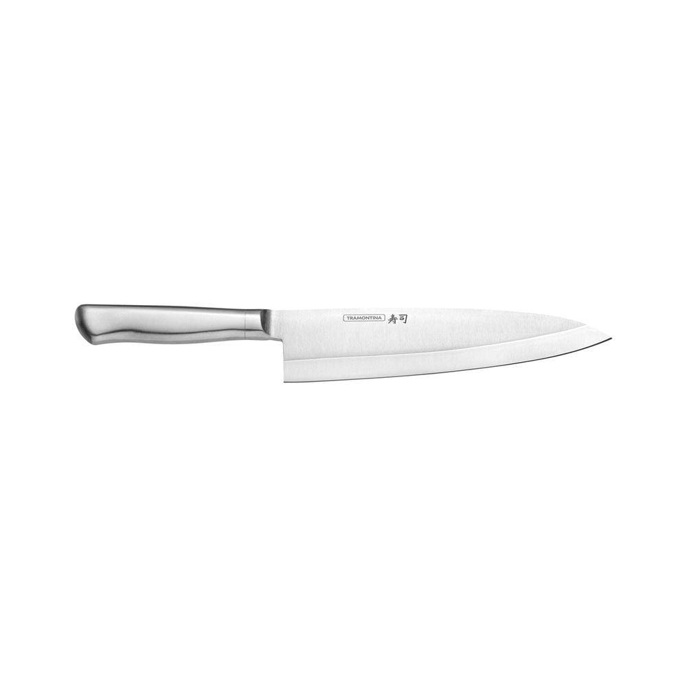 Faca Deba Tramontina Sushi Diamond com Lâmina e Cabo em Aço Inox 8" Tramontina