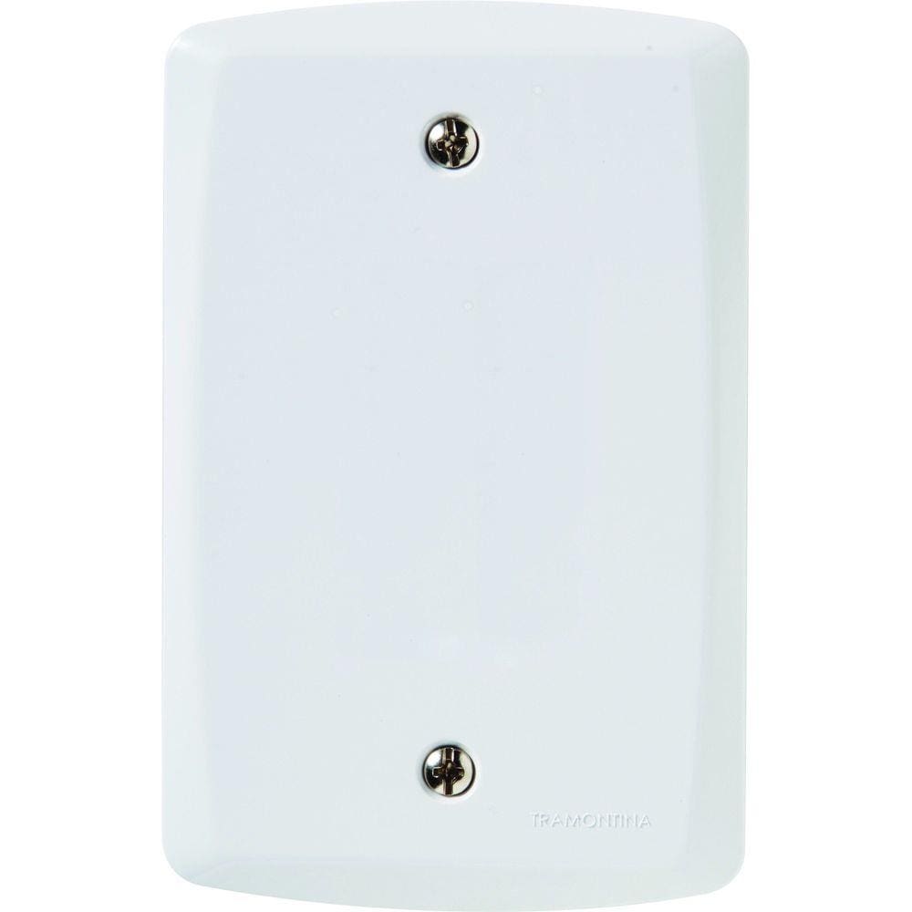 Placa Cega 4x2 Tramontina Lux² Branca Tramontina