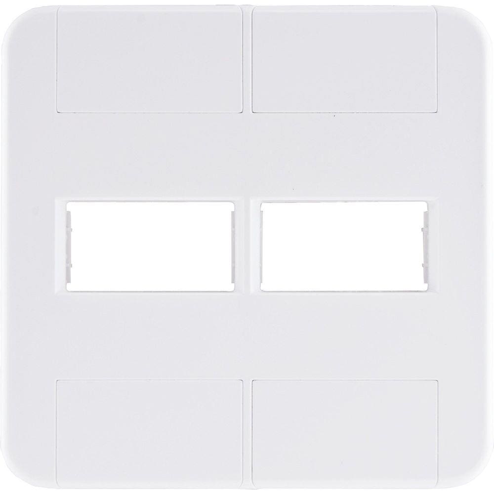 Placa 2 Postos 4x4 Tramontina Tablet Branca Tramontina