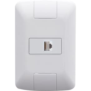 Conjunto 4x2 com 1 Tomada Telefone RJ11 Tramontina Aria Branco Tramontina