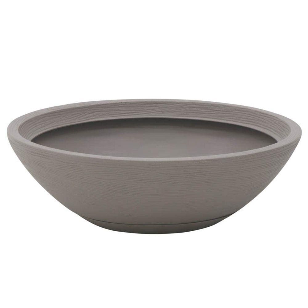 Vaso Tramontina Indi 17 cm em Polietileno Concreto Tramontina