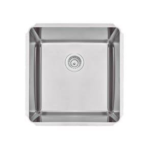 Cuba Profissional de embutir Tramontina Dritta Pro em Aço Inox com Acabamento Scotch Brite 50x50 cm Tramontina