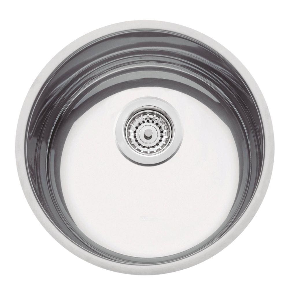 Cuba de embutir Tramontina Luna 35 BL Alto Brilho 35 cm Aço Inox