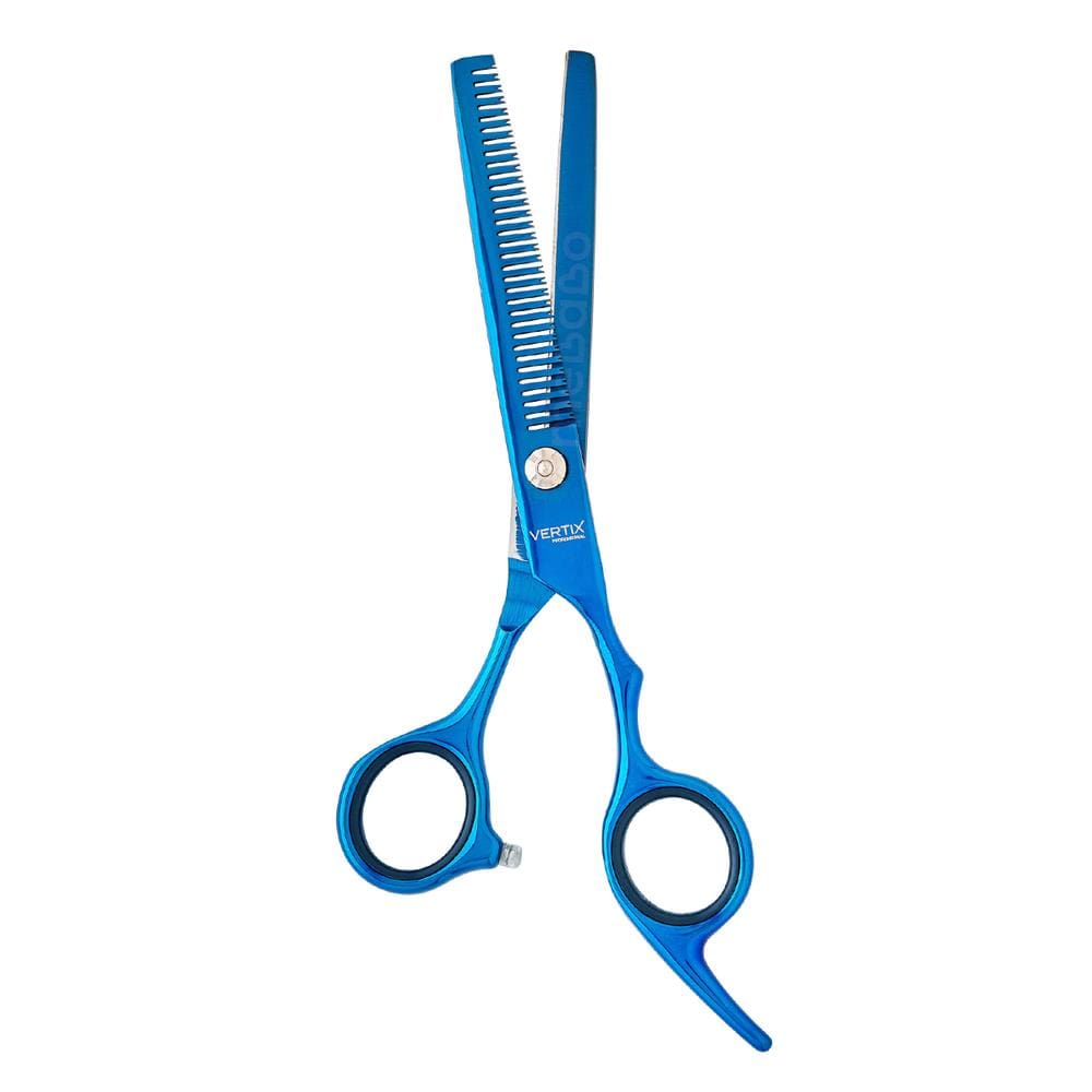 Tesoura Desbaste Desfiadeira Vertix 1962 Blue Titanium