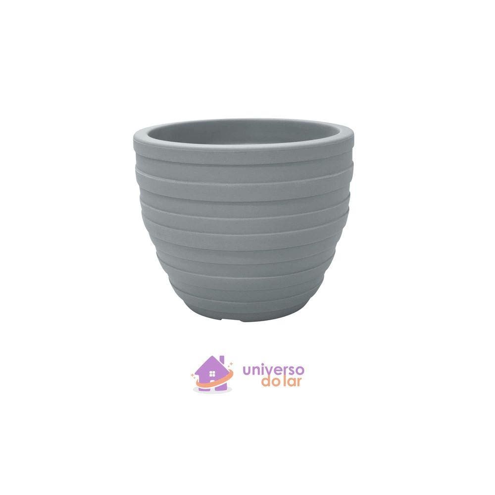Vaso Inca Tramontina em Polietileno Cimento 38 cm Tramontina