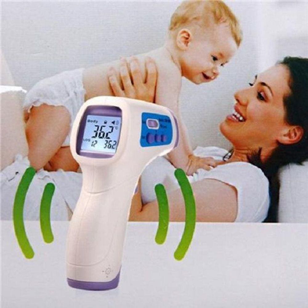 Termômetro Infravermelho Laser Digital Febre Bebê e Adulto Infantil Criança - RB