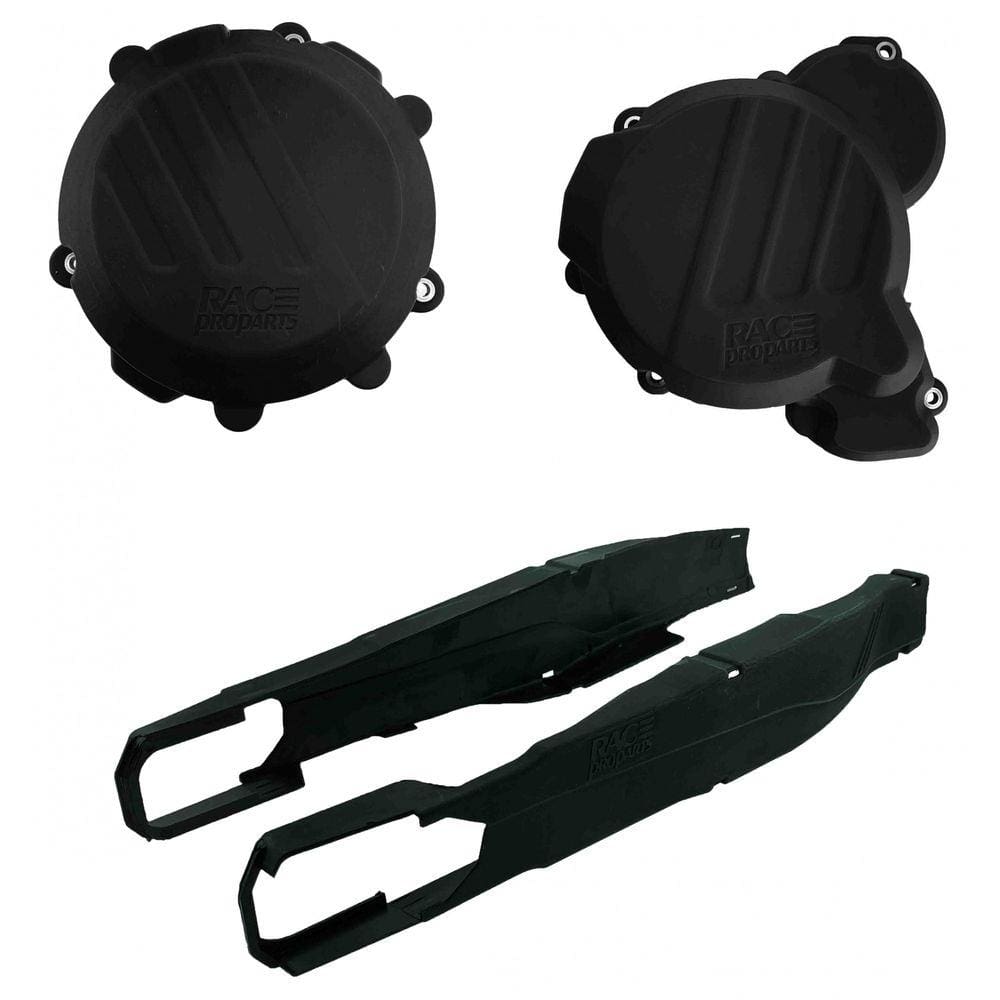 Kit Protetores Race Pro Tampas Motor Balança Husqvarna Ktm 250 300 2T