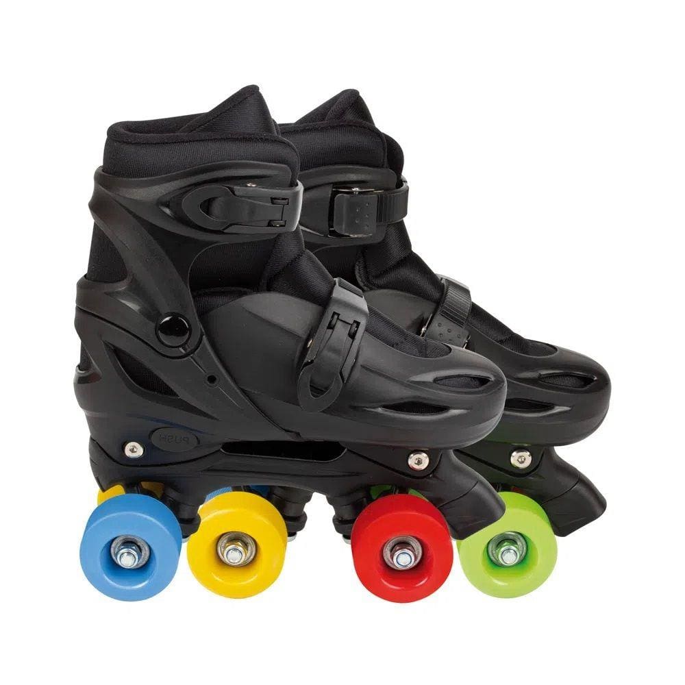 Patins Color  Mor Tamanho Regulável P (30-33) Preto