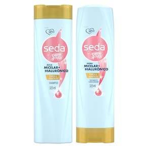 Kit Shampoo Seda Hidratação Micelar by Niina Secrets 325ml + Condicionador 325ml