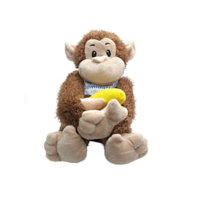 Brinquedo Macaquinho Interativo Infantil Macio Pelúcia Som