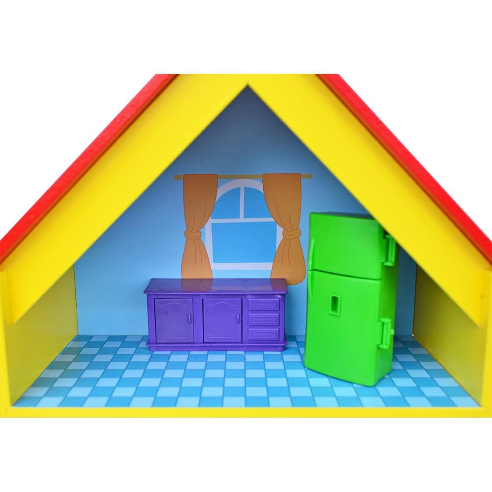 Casinha Yellow House 100 Em Madeira